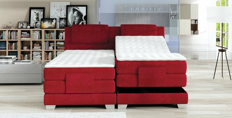 BOXSPRINGBETT DESIGN BETT TOPPER FEDERKERN DOPPELBETT