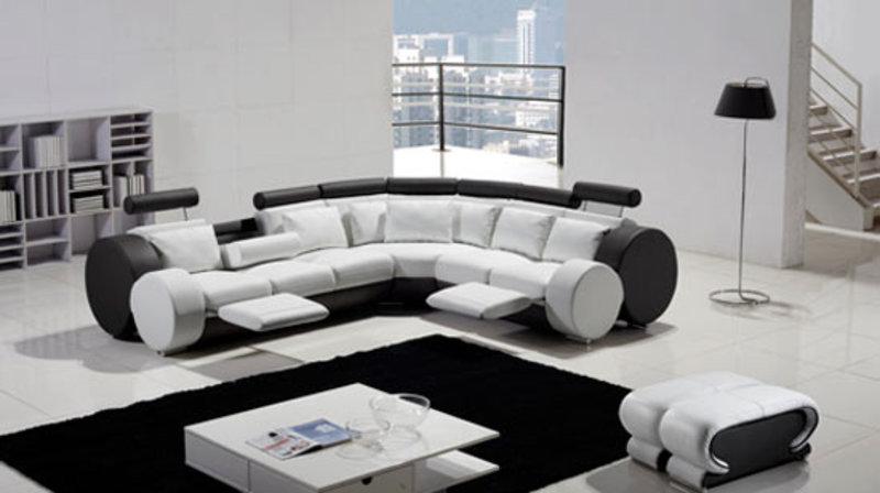 Edle Big Wohnlandschaft L-Form Relaxfunktion Modell AMSTERDAM