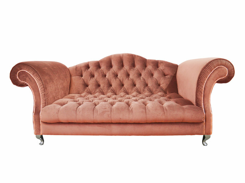 Chesterfield Sofa Klassisch Polster Designer Beige Sofas Garnitur Couch SLIII
