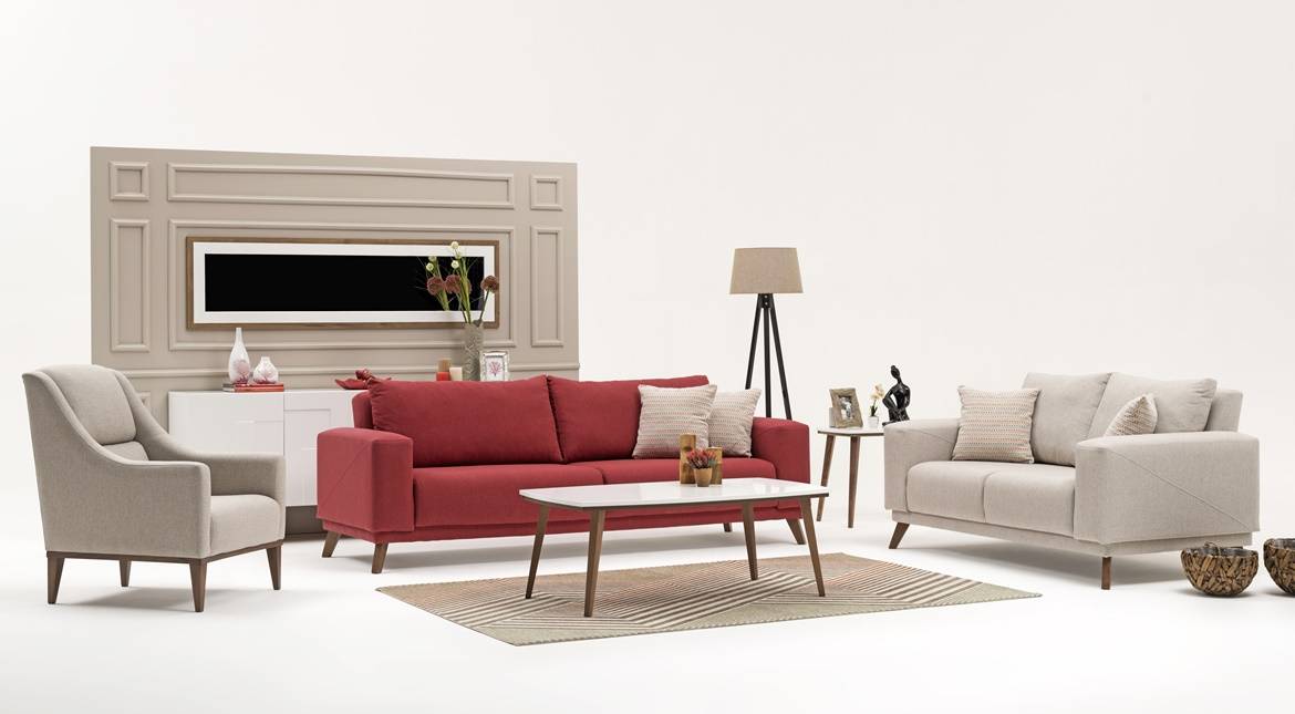 Polstergruppe Sitzlandschaft Couchgarnitur Sofa Set Polstergarnitur Sofa 3+2+1