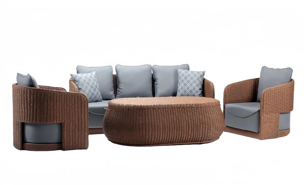 Gartenmöbel Sitzgarnitur Möbel Sitzgruppe Sofa Couch Polster Garten Terrasse