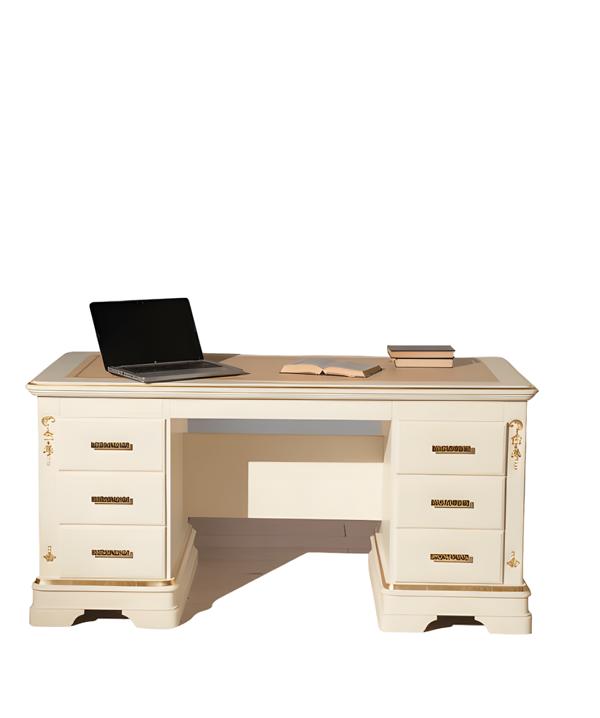 Bürotisch Chef Schreibtisch Arbeitszimmer Schubladen Büro Exclusive CEO Modern