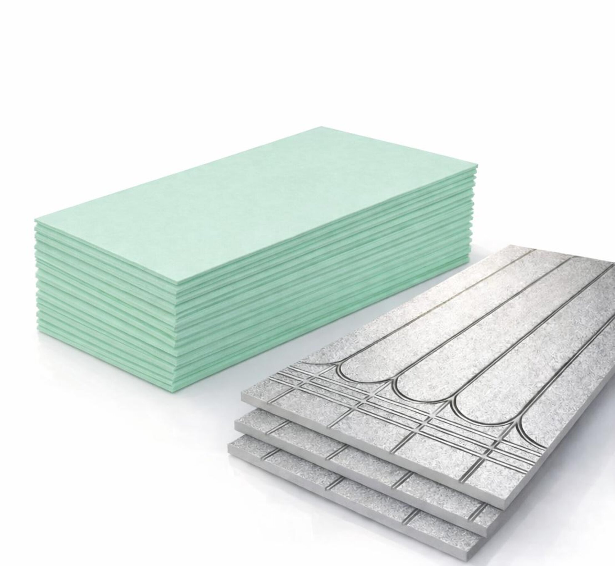 SET XPS Trockenbau Fußbodenheizung Trittschalldämmung Modern Effizient