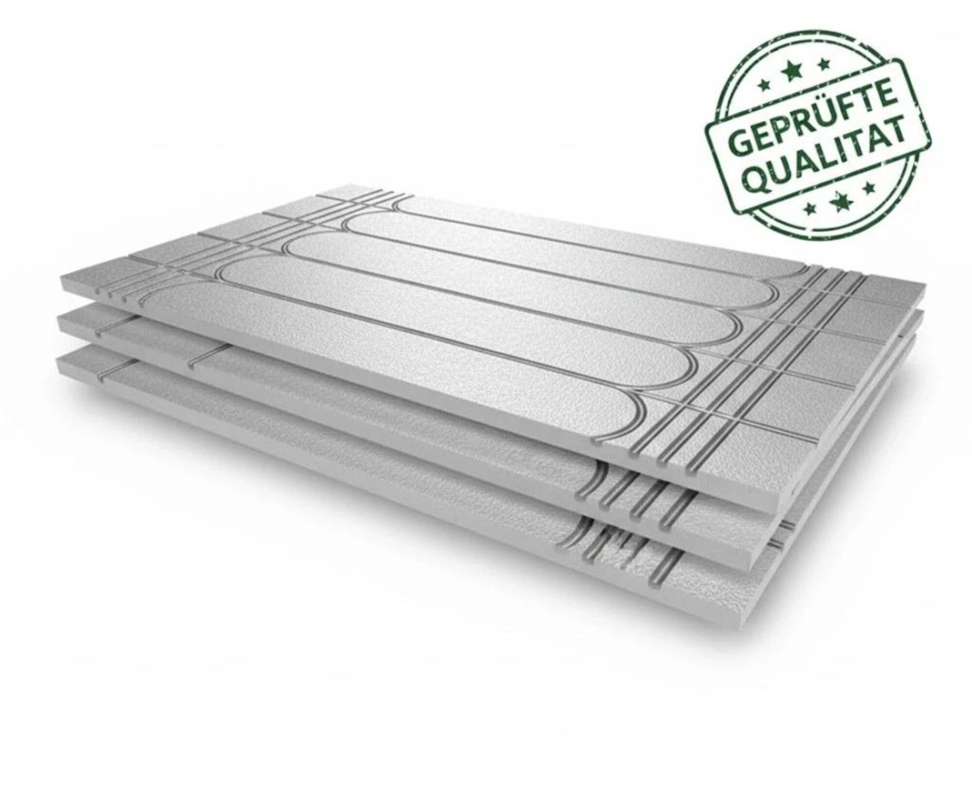 Fußbodenheizung Trockenbau 0,72 m² kein Trockenestrich 20 mm 16er Rohr 500kPa