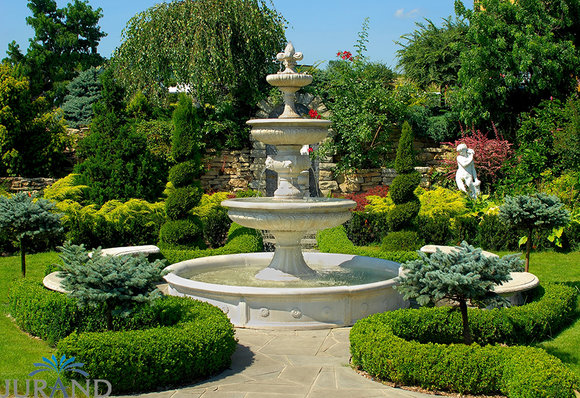 Springbrunnen Fontäne Zierbrunnen Garten 1001 Deko Brunnen 280 cm