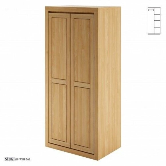 Holz Schränke Garderoben Schlafzimmer Kleider Schrank Echtes Holz Massiv Neu