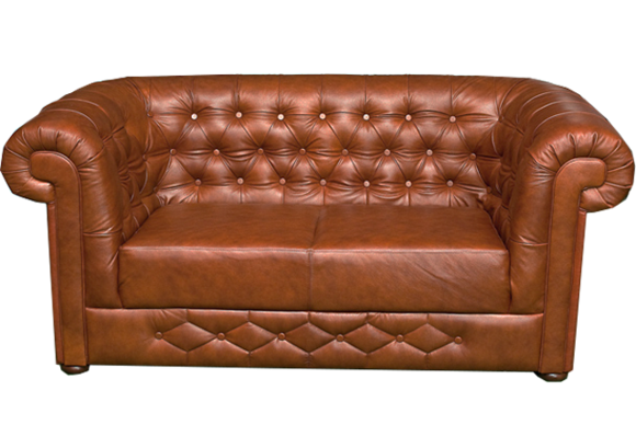 Chesterfield Couch Sofa Garnitur 3 Sitzer Polster Leder Sofas Couchen Braun