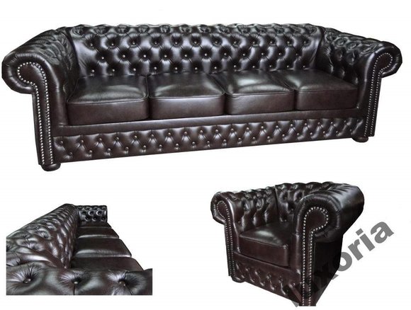 LUXORIA LORD Chesterfield Riesen Big Sofa Couch Lord Textil Stoff
