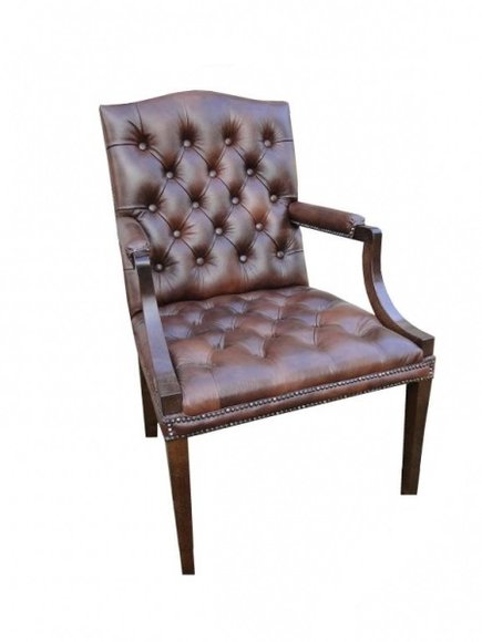 Antiker Thron König Chesterfield Sessel Imitation 1500 Ritter Stuhl Couch
