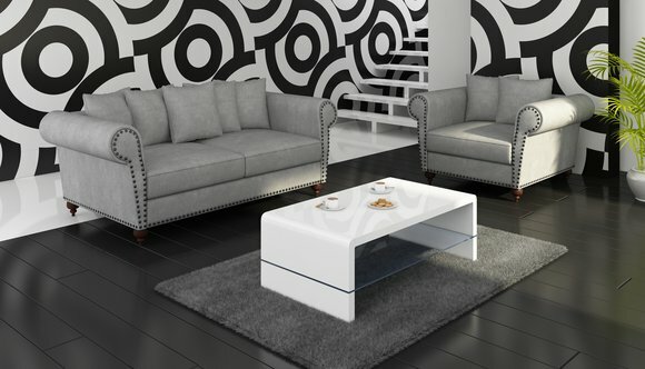Textil Stoff Velour XXL Big Sofa 4 Sitz Polster Sofagarnitur Sofort