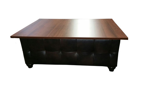 Couchtisch Tisch Chesterfield Holztisch Ledertisch Tische Neu Farbe