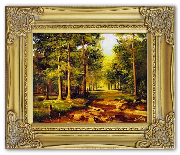 Gemälde Natur Handarbeit Ölbild Bild Ölbilder Rahmen Bilder G01307