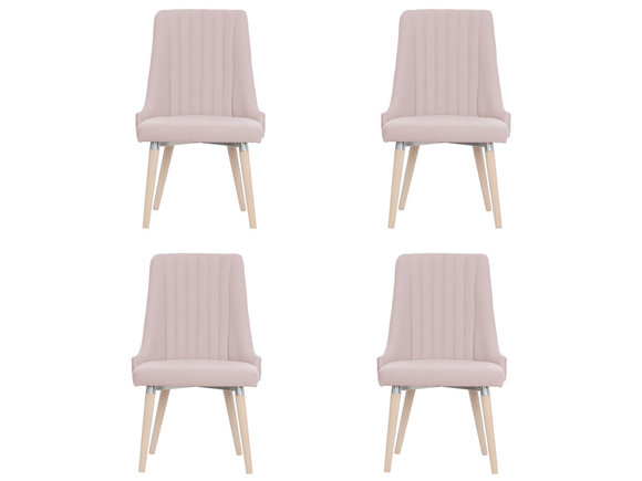 4x Stühle Stuhl Polster Modernes Set Design Lehn Garnitur Sessel Komplett