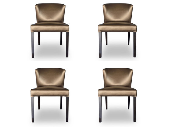 4x Stühle Stuhl Polster Design Lehn Garnitur Sessel Komplett Modernes Set