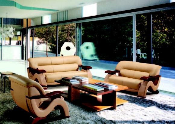 Moderne Designer Sofagarnitur Couch Sofa Polster Set Luxus Leder Sofas