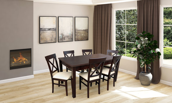Design Esszimmer Garnitur Stuhl Set Essgarnituren Tische Holz Tisch