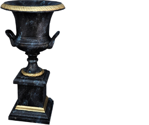 XXL Vase Tisch Figur Dekoration Dekorative Vasen Antik Stil Kelch Skulptur