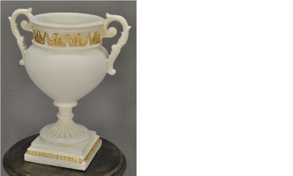 XXL Vase Skulptur Tisch Dekoration Dekorative Vasen Antik Stil Figur Kelch