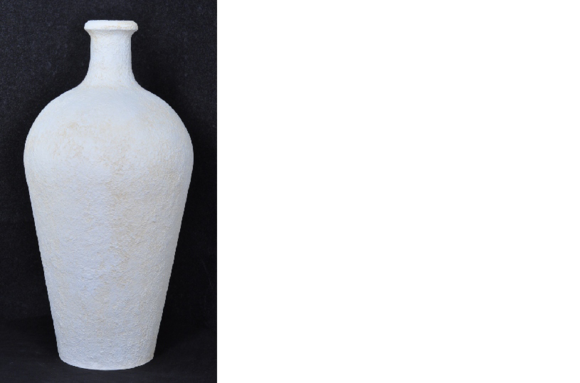 Design Vase Dekorative Weiß Vasen Figur Statue Skulptur Figuren Skulpturen