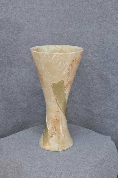 XXL Big Vase Design Medusa Antik Stil Blumen Vasen Pokal Beige Dekorative