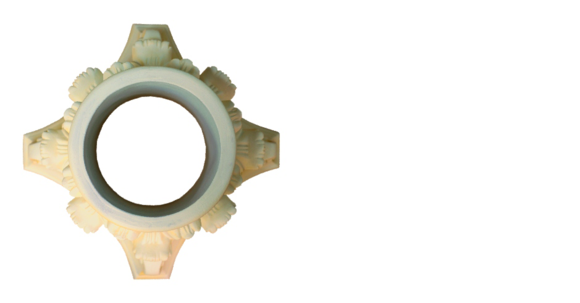 Säulen Fuß Umrandung Stand Fuß Rund Dekorative Runder Neu Stütze für Säule