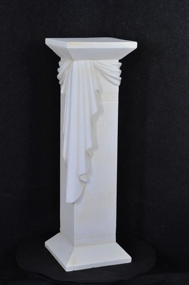 Antik Medusa Säule Römische Säulen Marmor Skulptur Dekoration Figur Deko