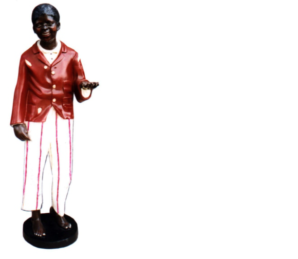 Design Dunkelhäutiger Figur Statue Skulptur Figuren Skulpturen Dekoration
