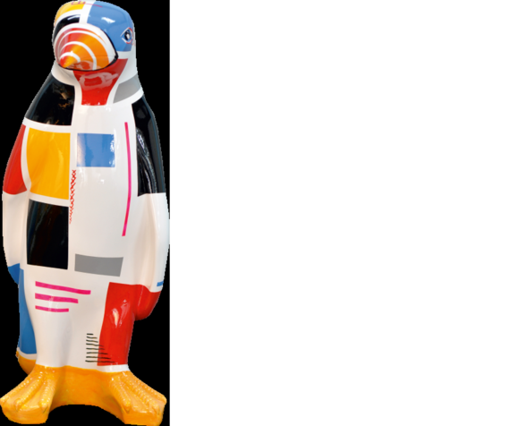 XXL Designer Figur Handarbeit Bemalt Figuren Skulptur Statue