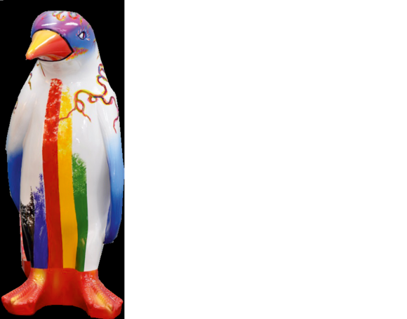 Design Luxus Figur Skulptur Handarbeit Pinguin Tier Dekorative Skulpturen