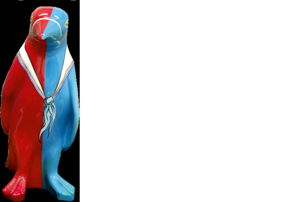 Design Pinguin Figur Statue Skulptur Figuren Skulpturen Abstrakt Dekoration