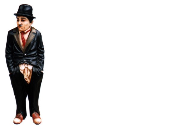 Design Chaplin Figur Statue Skulptur Figuren Klassisch Skulpturen Dekoration