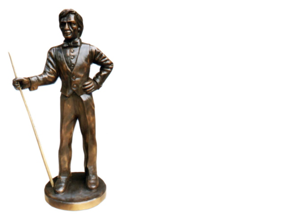 Design Pool Snooker Billard Figur Statue Skulptur Figuren Skulpturen