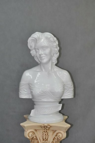 Design Büste Marylin Monroe Figur Statue Skulptur Figuren Dekoration