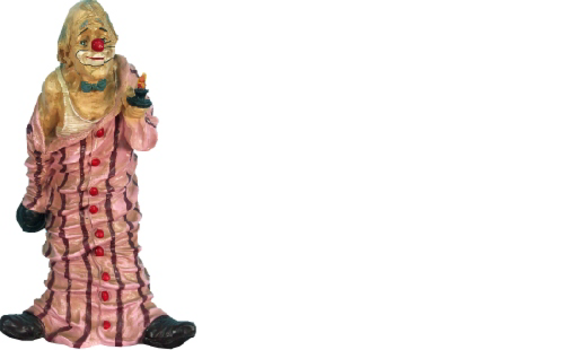 Design Clown schlafen Figur Statue Skulptur Figuren Skulpturen