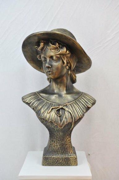 Design Büste Luisa Figur Statue Skulptur Figuren Dekoration Skulpturen