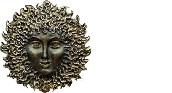 Design Medusa Wand Relief Bild Rosette Statue Skulptur