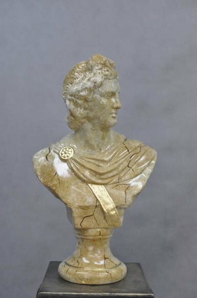 Design Büste Apollo Figur Statue Skulptur Figuren Dekoration Skulpturen