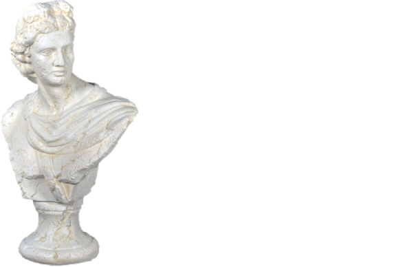 Design Apollo Büste Figur Statue Skulptur Skulpturen Figuren