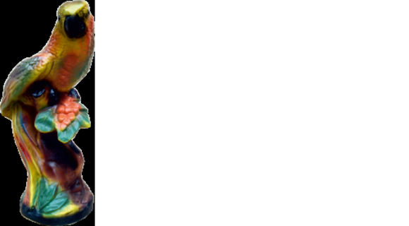 Design Papagei Figur Statue Skulptur Figuren Skulpturen Dekoration