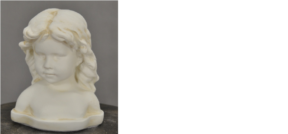 Design Mädchen Büste Figur Statue Skulptur Skulpturen