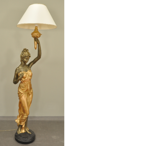 Design Leuchten Leuchte Mädchen Lampe Stehleuchten Lampenschirm