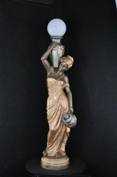 Stehleuchte Lampe Leuchte Statue Figur Skulpturen Skulptur Statuen