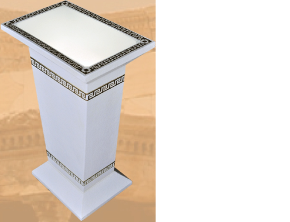 Design Leuchten Leuchte Lampe Säule Decolampe Beleuchtung 6927