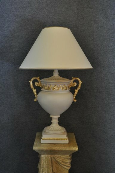 Design Pokal Vasen Tischleuchte Leuchte Tisch Lampen Leuchten