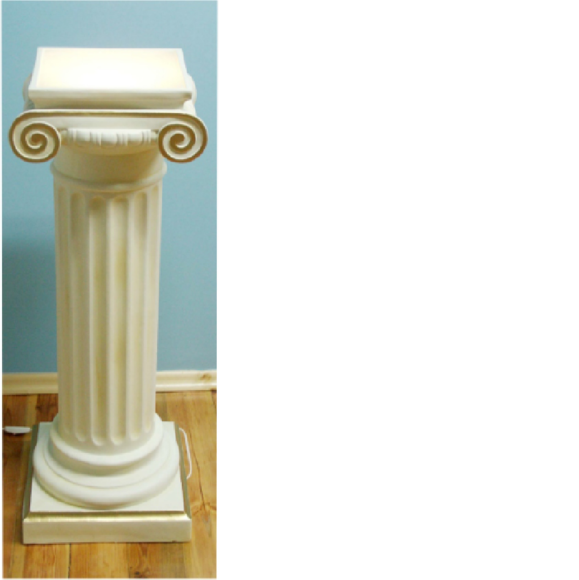 Säule Lampe Steh Leuchte Skulptur Stand Leuchten Dekor Figur Skulpturen