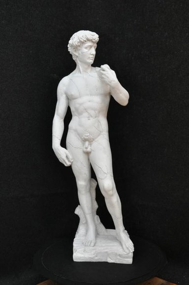 David Skulpturen Skulptur Statue Gartenfigur Figur Dekofigur Mann Garten