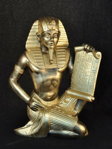 Ägyptische Figur Statue Skulptur Figuren Skulpturen Dekoration