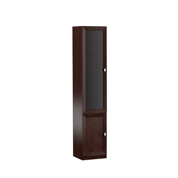 System Büro Deko Möbel Vitrine Aktenschrank Klassischer Holz Schrank Regal