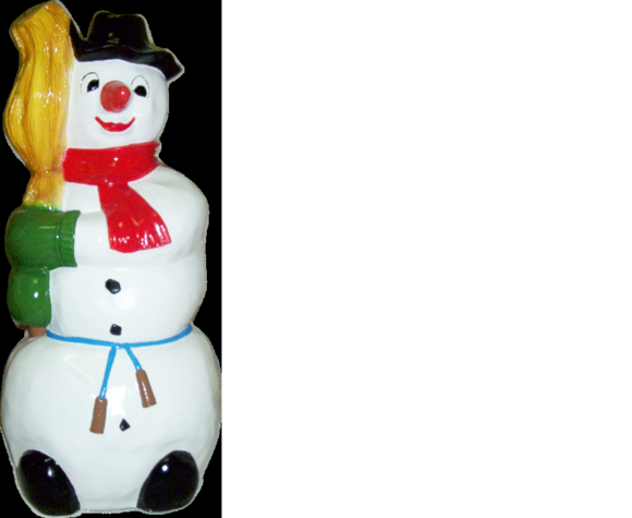 Design Schneemann Figur Statue Skulptur Figuren Skulpturen Dekoration