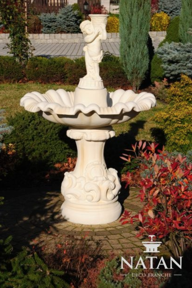 Zierbrunnen Springbrunnen Skulptur Brunnen Dekoration Garten Dekor Fontaine